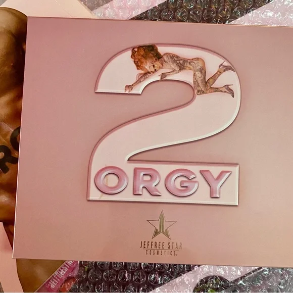 Brand “Spanking” New (pun intended) Jeffree Star Orgy 2 eyeshadow palette